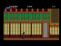 une photo d'Ã©cran de Shinobi sur Sega Master System